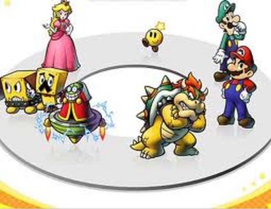 mario et luigi voyage au centre de bowser parti7 avec les flammes de bowser