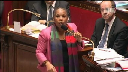 Christiane Taubira cite Damas face à Mariton