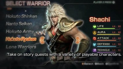 Fist of the North Star Ken's Rage 2 - Trailer de lancement