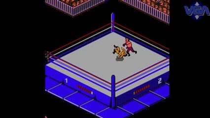 VGA Wwf wrestlemania challenge gameplay titansports console nes 1991 HD