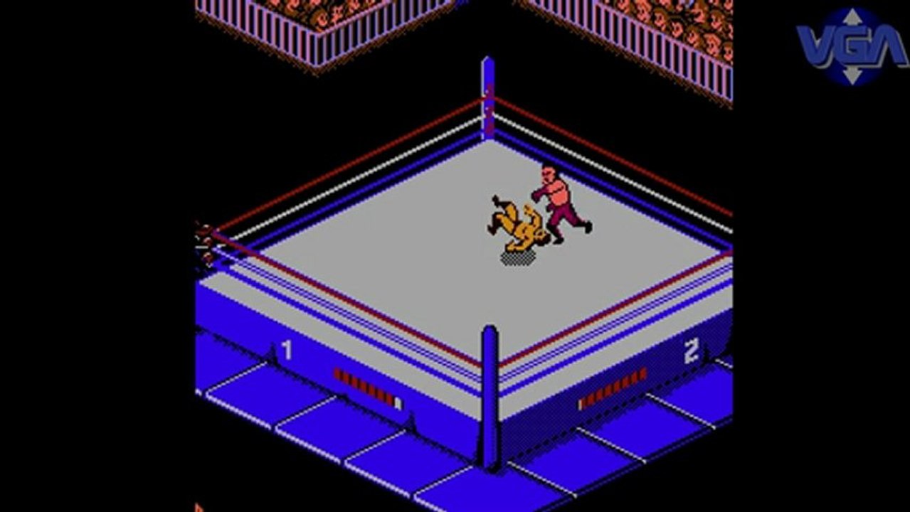 VGA Wwf wrestlemania challenge gameplay titansports console nes 1991 HD