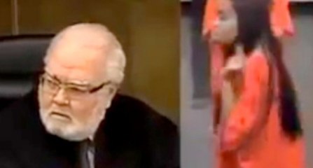 Girl Flips Judge the Bird at Bond Hearing