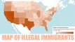 Map Shows Where Illegal Immigrants Live in America