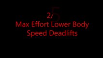 2-5-13 Max Effort Lower Body w/ Speed Pulls