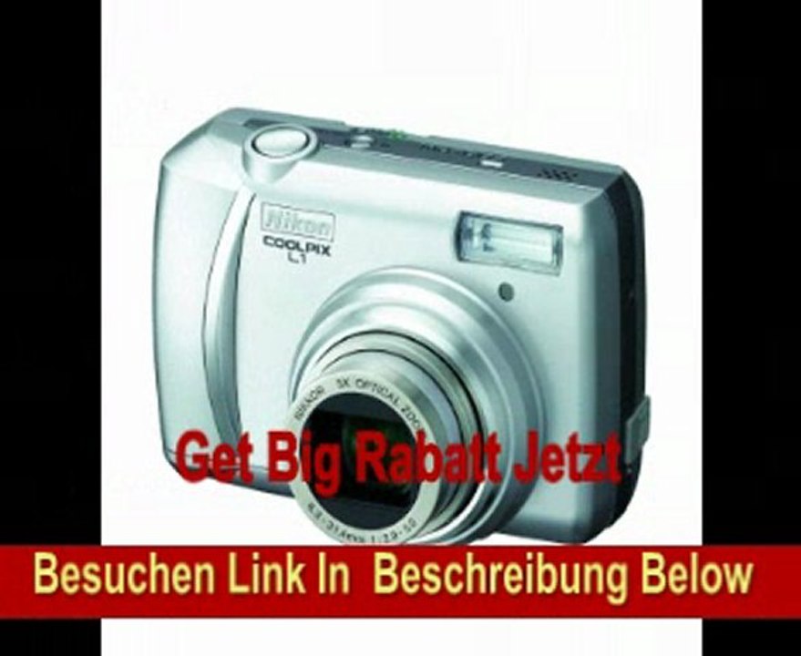 Nikon Coolpix L1 Digitalkamera (6 Megapixel) in silber
