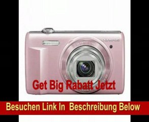 OLYMPUS VR-360 16 MPix Kit pink inkl.2GB Karte und Tasche 12,5fach Superweitwinkel 7,6cm 3 Z LCD HD-Video 720p