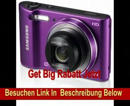 Samsung WB30F Smart-Digitalkamera (16,2 Megapixel, 10-fach opt. Zoom, 7,6 cm (3 Zoll) LCD-Display, bildstabilisiert, WiFi) violett