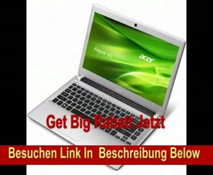 Acer Aspire V5-431-887B4G50Mass 33,6 cm (14 Zoll) Thin & Light Notebook (Intel 887, 1,5GHz, 4GB RAM, 500GB HDD, Intel HD, DVD, Win 8) silber