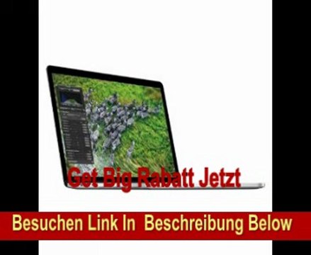 Apple MacBook Pro Retina Display MC975D/A 39,1 cm (15,4 Zoll) Notebook (Intel Core i7, 2,3GHz, 8GB RAM, 256GB Flashspeicher, NVIDIA GT 650M, Mac OS)