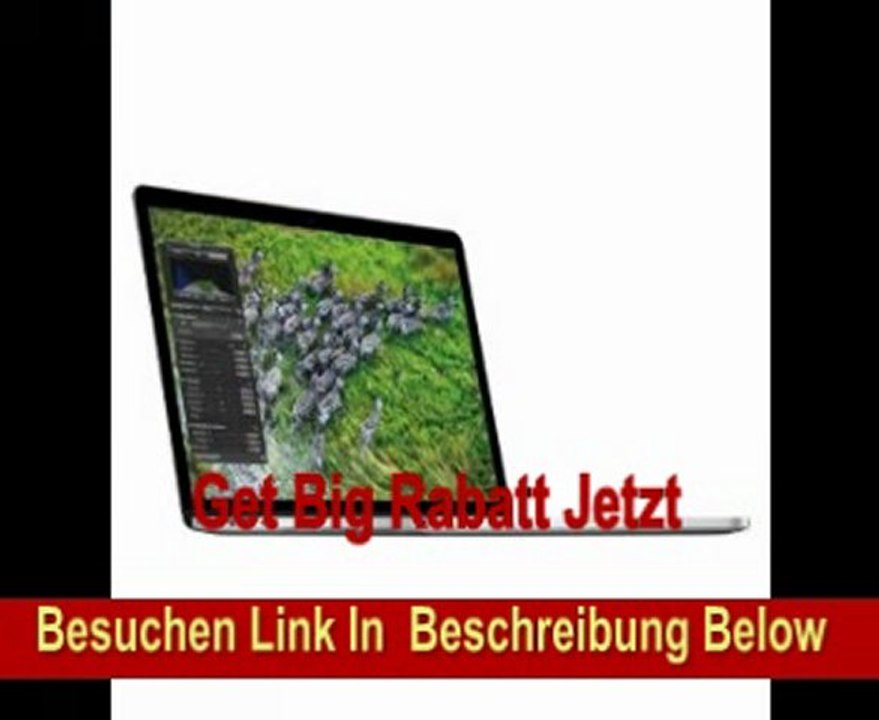 Apple MacBook Pro Retina Display MC975D/A 39,1 cm (15,4 Zoll) Notebook (Intel Core i7, 2,3GHz, 8GB RAM, 256GB Flashspeicher, NVIDIA GT 650M, Mac OS)