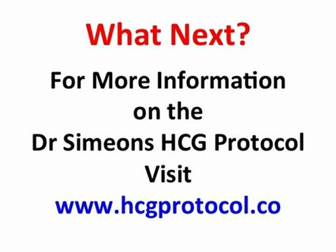 HCG Dr Simeons Protocol