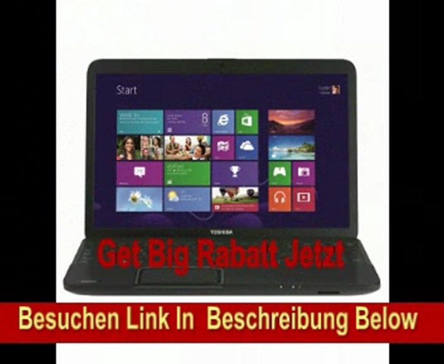 Toshiba Satellite C850-1F2 39,6 cm (15,6 Zoll) Notebook (Intel Core i3 2370M, 2,4GHz, 6GB RAM, 750GB HDD, Intel HD 3000, DVD, Win 8)