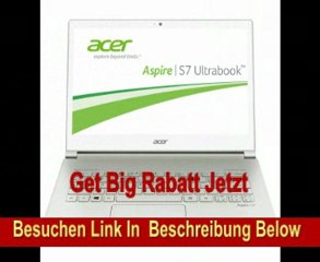 Acer Aspire S7-391-73514G25aws 33,8 cm (13,3 Zoll) Touch Ultrabook (Intel Core i7 3517U, bis zu 3.00 GHz, 4GB RAM, 256GB SSD, Intel HD 4000, Win 8) weiß