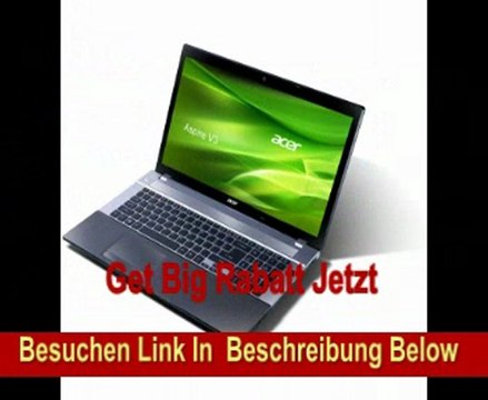 Acer Aspire V3-771G-53218G87Maii 43,9 cm (17,3 Zoll) Notebook (Intel Core i5 3210M, 2,5GHz, 8GB RAM, 750GB HDD und 120GB SSD, NVIDIA GT 650M, DVD, Win 8) grau