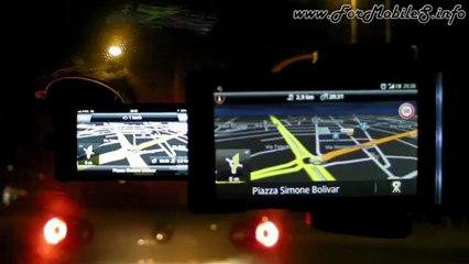 Comparativa Android VS iOS - Demo Garmin NAVIGON (Xperia S & iPhone 5)