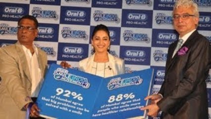 Madhuri Dixit Launches Oral B's Smile India Movement 3 !
