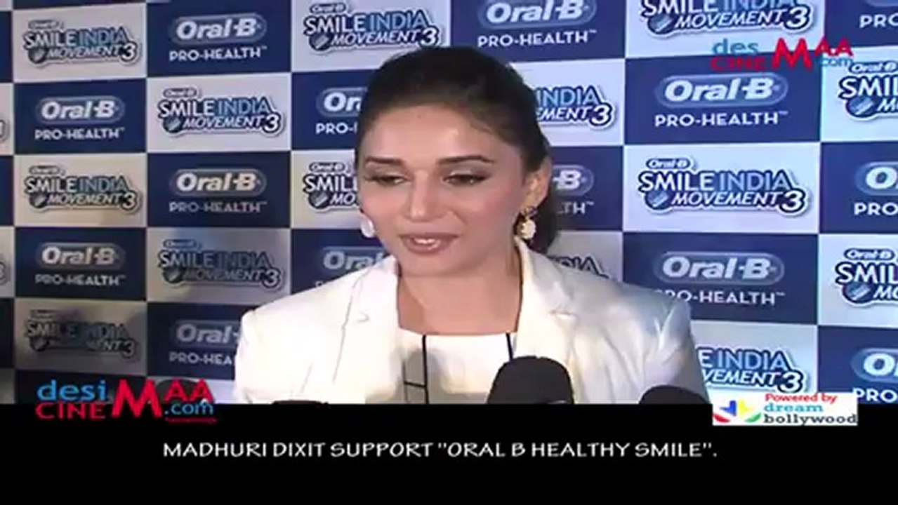 Madhuri Dixit Support Oral B Healthy Smile Video Dailymotion Co gianh 5 giải filmfare. dailymotion