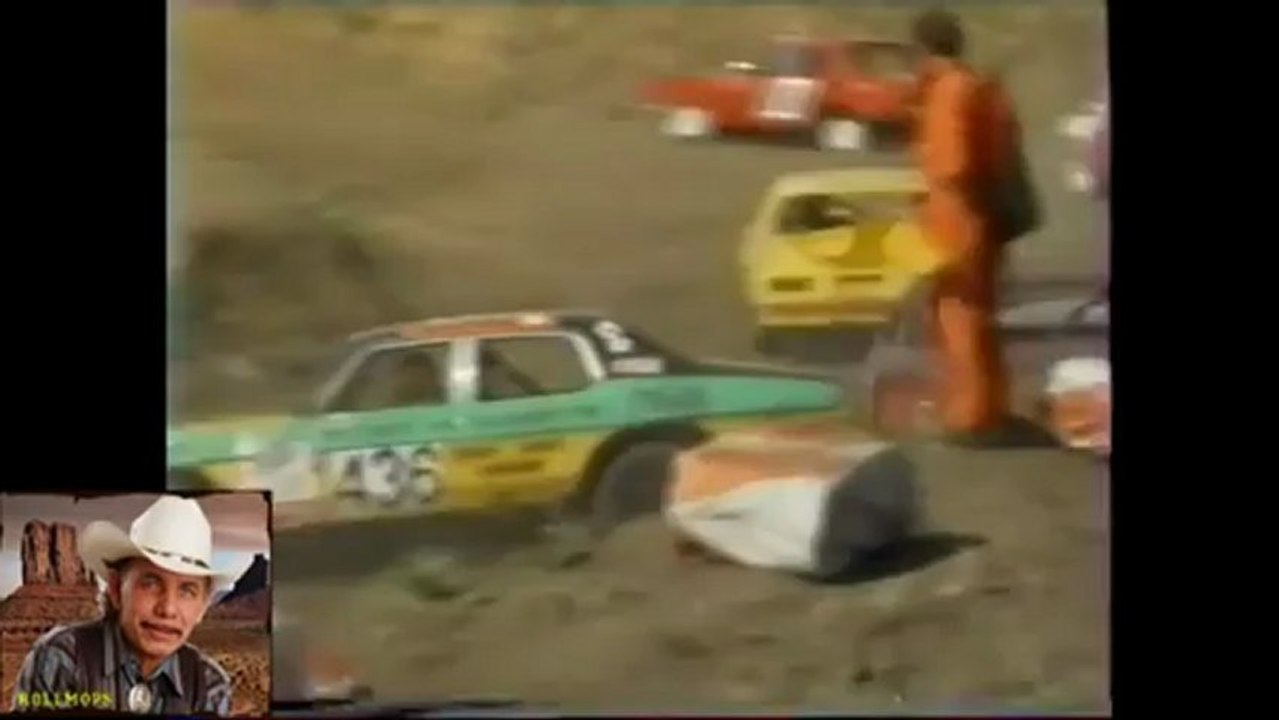 "ROLLMOPS"COURSE DE STOCK-CARS EN VOITURE AMERICAINE A ILLZACH 21-22-23-MAI 1988