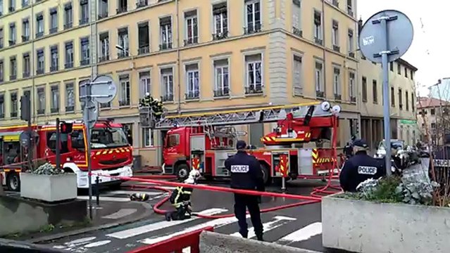incendie appart Lyon 9 février 2013