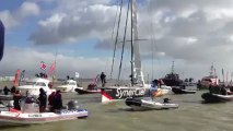 Vendée Globe. Arrivée de Jean Le Cam aux Sables d'Olonne (2)