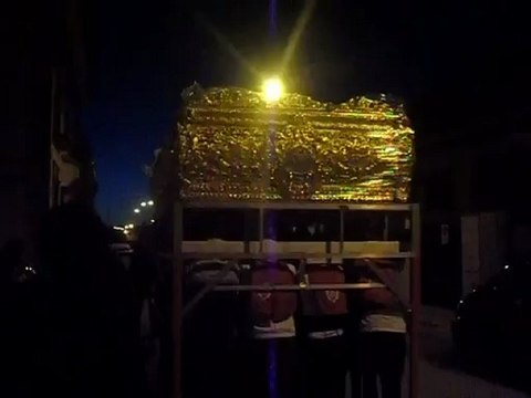 ENSAYO COSTALEROS Cofradía de los Siervos de Jesús a su Entrada en Jerusalén (Bailén, Jaén) 2013