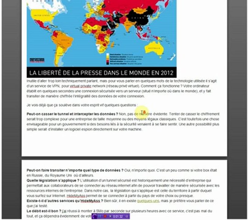 Comment faire un  VPN pour surfer anonyme.."creation site paris" et "webdesign-x.Fr"