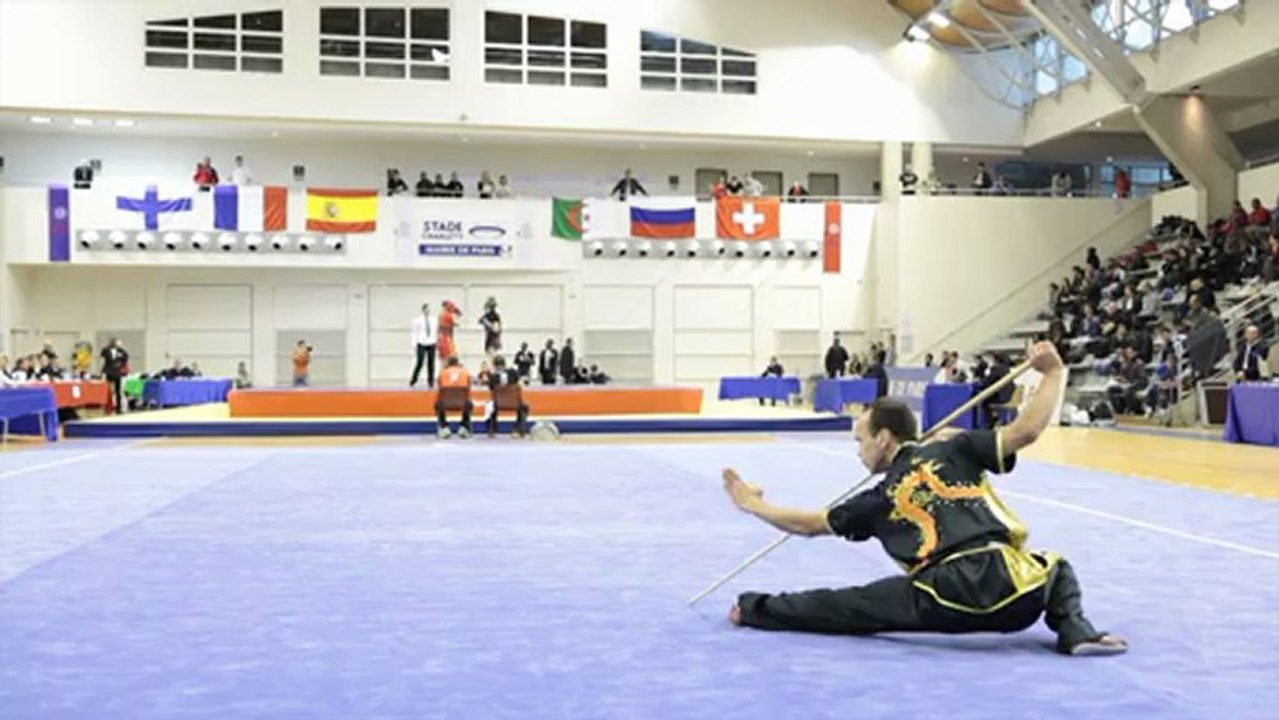 Open de France de Wushu Sportif 2012 / Léo Benouaich - gunshu masculin seniors