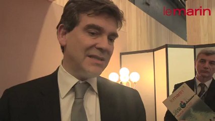 Interview d'Arnaud de Montbourg, ministre du Redressement Productif, au salon Euromaritime