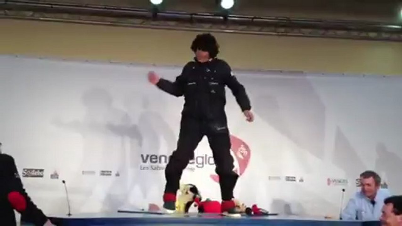 Vendée Globe. Jean Le Cam fait le show !