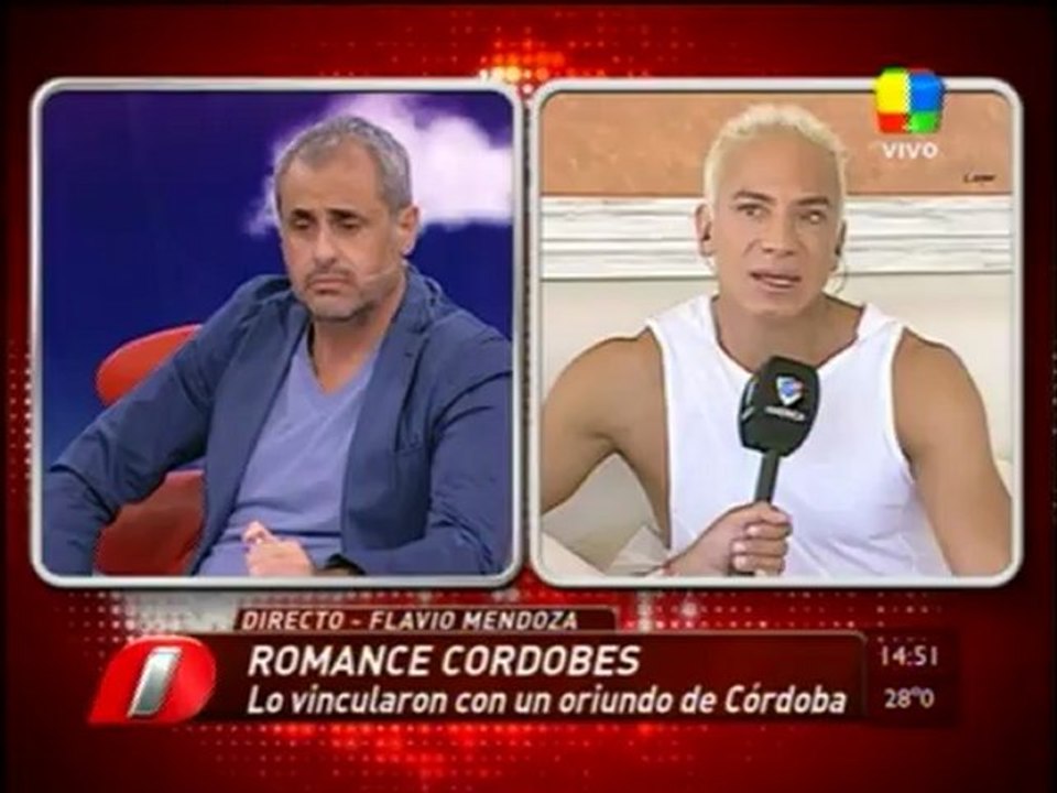 Pronto.com.ar Flavio Mendoza habla de su romance
