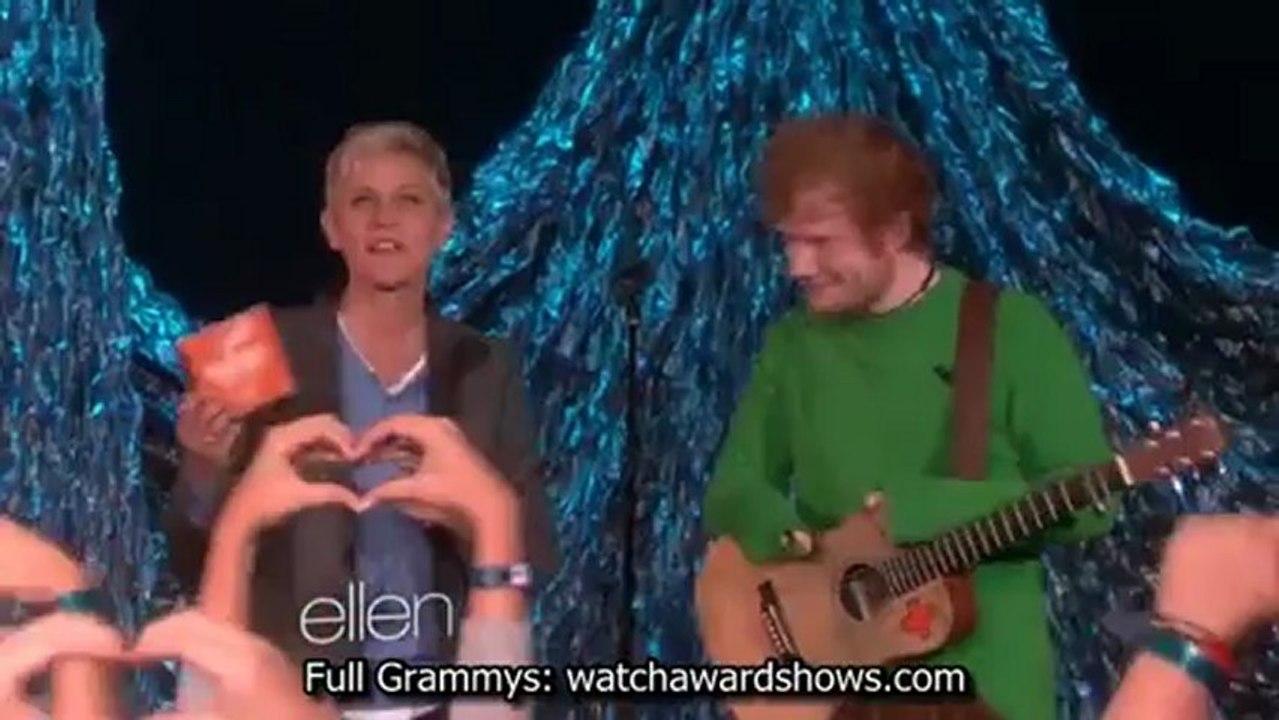 Ed Sheeran The A-Team live performance Grammys 2013