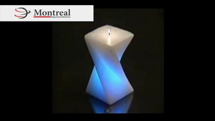 Iluminação decorativa velas geométricas