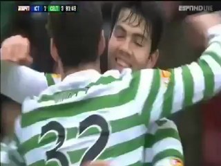"Miku" Fedor marcó en el triunfo del Celtic