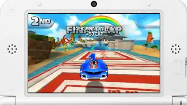 Sonic and All-Stars Racing Transformed (3DS) - Gameplay 01