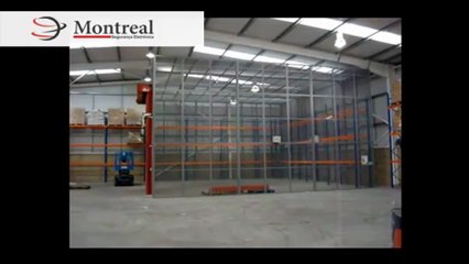 Neblina de Seguranca demonstração intrusao em galpão de fábrica