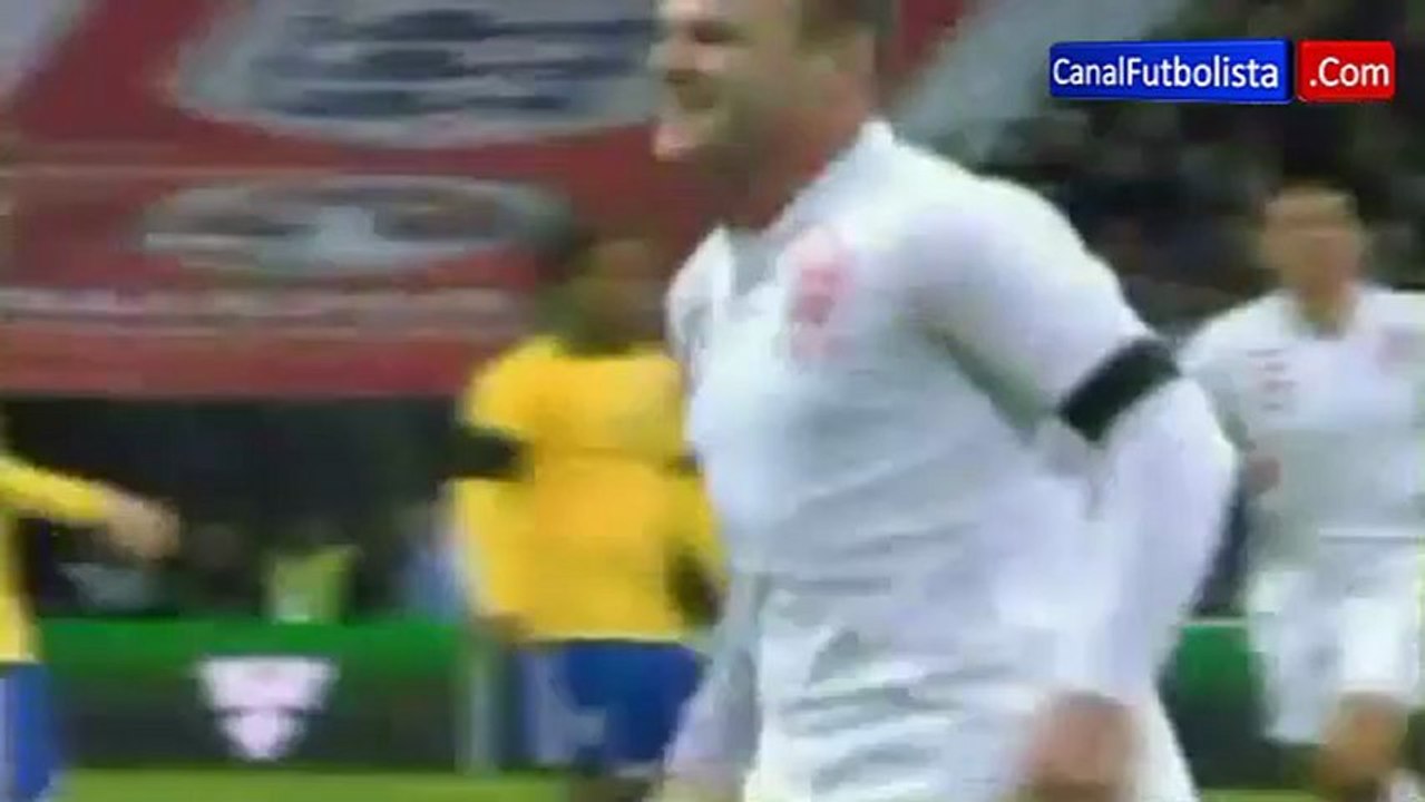 England 2 - 1 Brazil Friendly Match All Goals 06-02-2013 CanalFutbolista.COM