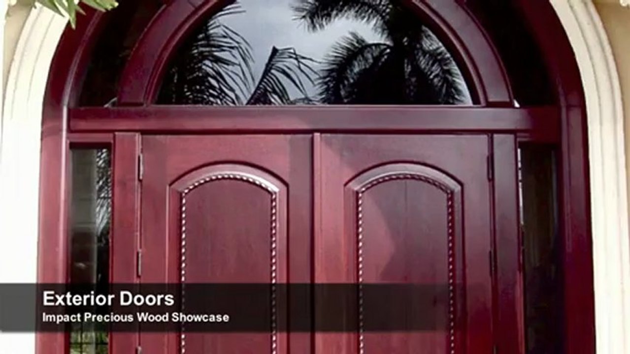 Impact Precious Wood Custom Mahogany Entry Doors