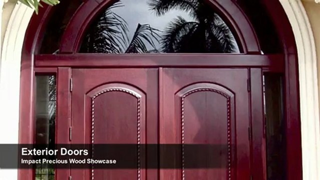 Impact Precious Wood Custom Mahogany Entry Doors