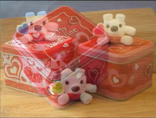 Valentine Mini Marshmallow Bear by SparkedIdeas