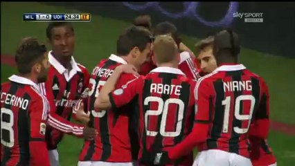 Gol Balotelli all'esordio col Milan