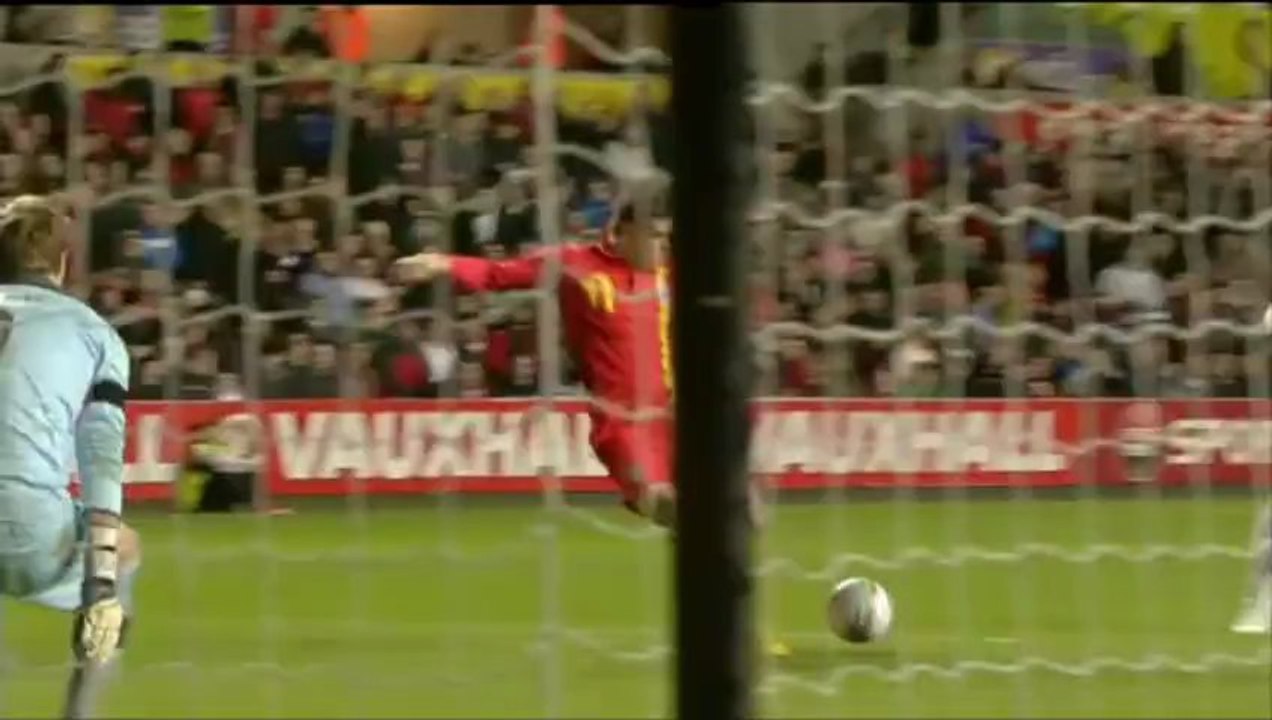 Gareth Bale der Mann des Tages beim Sieg von Wales gegen Österreich