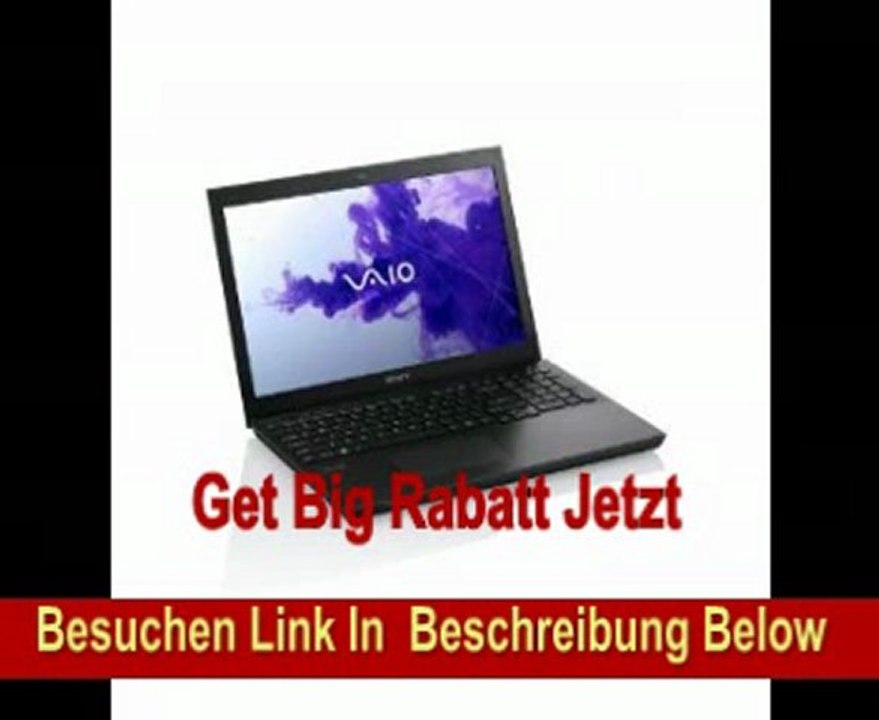 Sony Vaio S1511Q9EB 39,4 cm (15,5 Zoll) Notebook (Intel Core i3 2350M 2,3GHz, 4GB RAM, 500GB HDD, Intel HD 3000, DVD, Win 7 Pro), schwarz