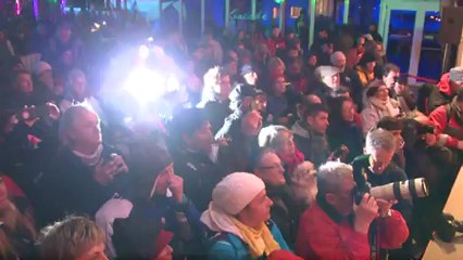 L'arrivée de Bernard Stamm aux Sables d'Olonne (2e partie)