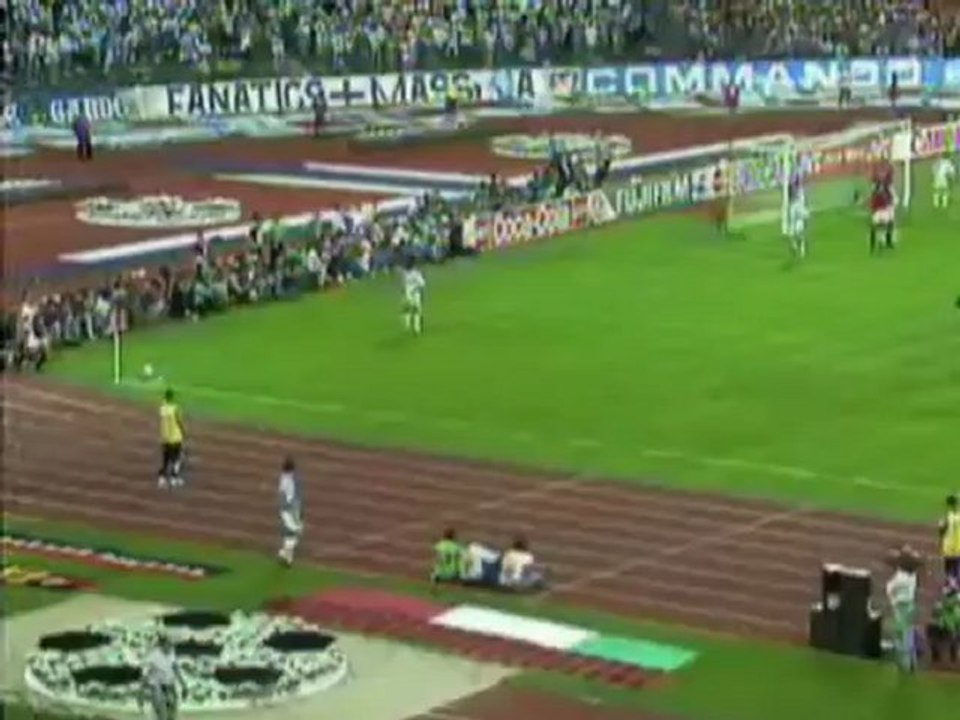 ЛЧ 1992-1993 обзор матча  Марсель-Милан (2 тайм ) ФИНАЛ.