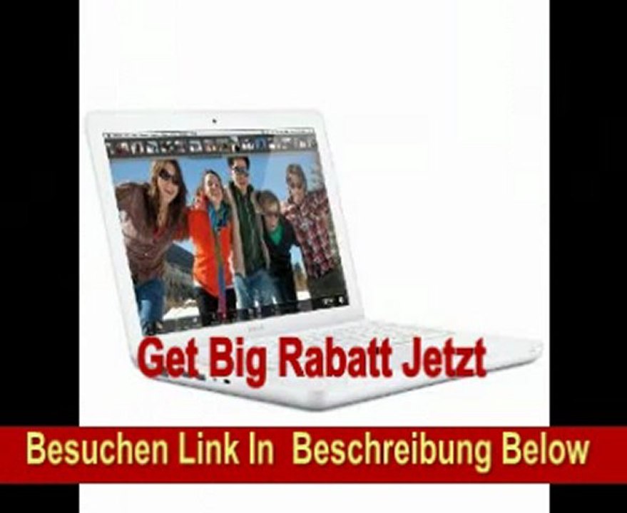 Apple MacBook MC207D/A 33,8 cm (13,3 Zoll) Notebook (Intel Core 2 Duo 2,26 GHz, 2GB RAM, 250GB HDD, NVIDIA GeForce 9400M, DVD, Mac OS)