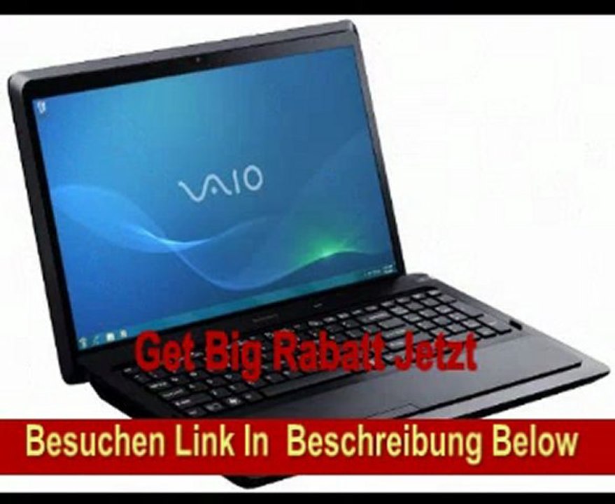 Sony Vaio F23S1E/B 41,6 cm (16,4 Zoll) Notebook (Intel Core i7 2670QM, 2,2GHz, 8GB RAM, 750GB HDD, NVIDIA GT 540M, Blu-ray, Win 7 HP) schwarz