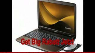 Samsung R540 Madrid 39,6 cm (15,6 Zoll) Notebook (Intel Core i3 350M, 2,3GHz, 4GB RAM, 500GB HDD, ATI HD 5145, DVD, Win 7 HP) braun