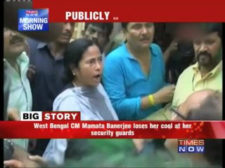 Made to wait, Mamata Banerjee loses her cool