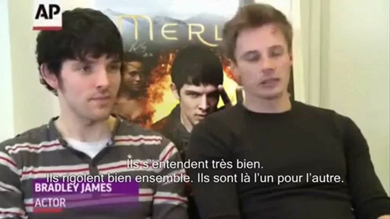 Merlin S5 Bradley James with Colin Morgan VOST
