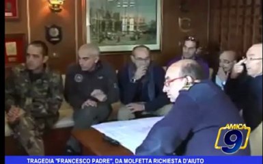 Tragedia "Francesco Padre", da Molfetta richiesta d'aiuto